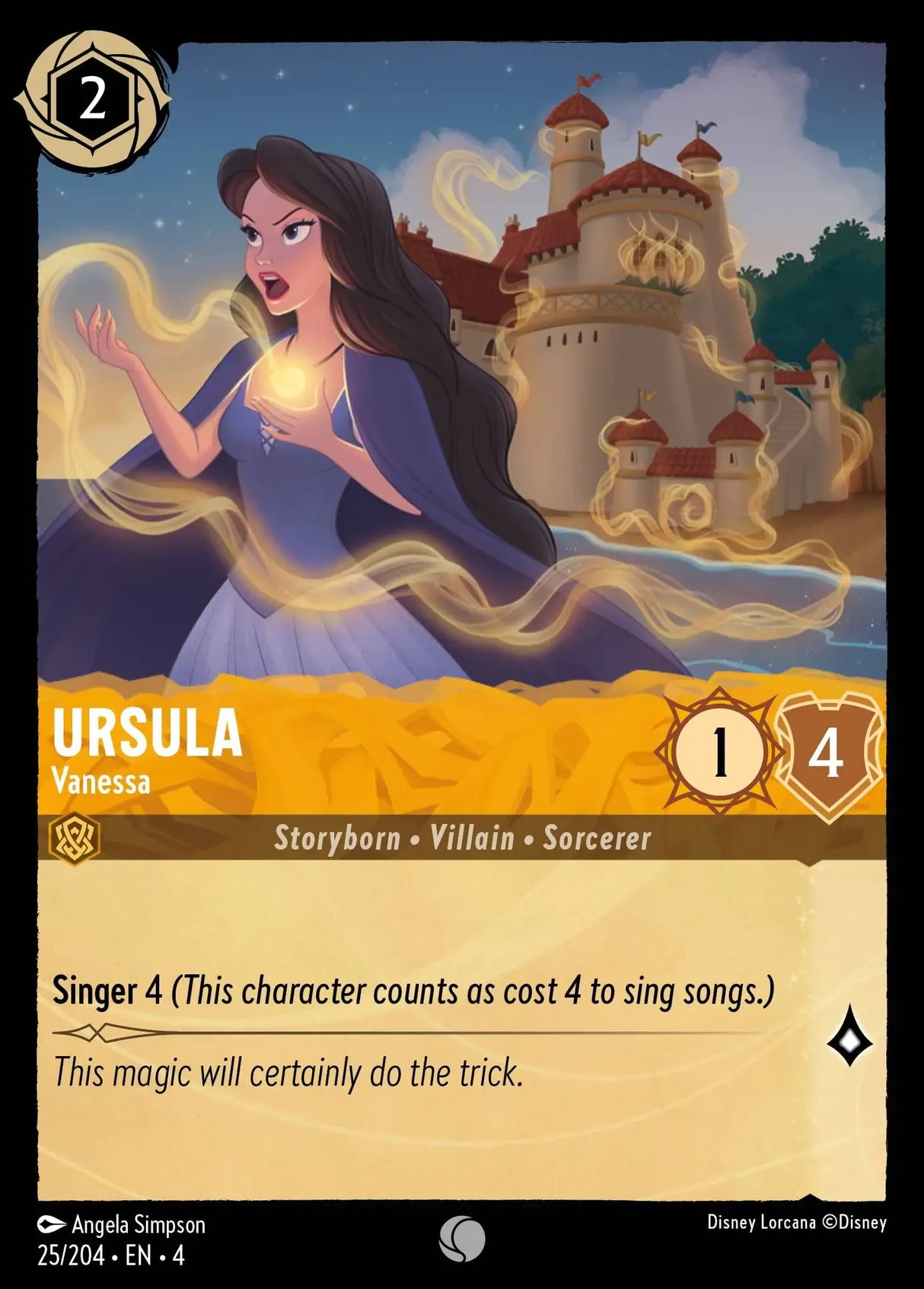 Disney Lorcana Ursula's Return 025/204 Ursula - Vanessa