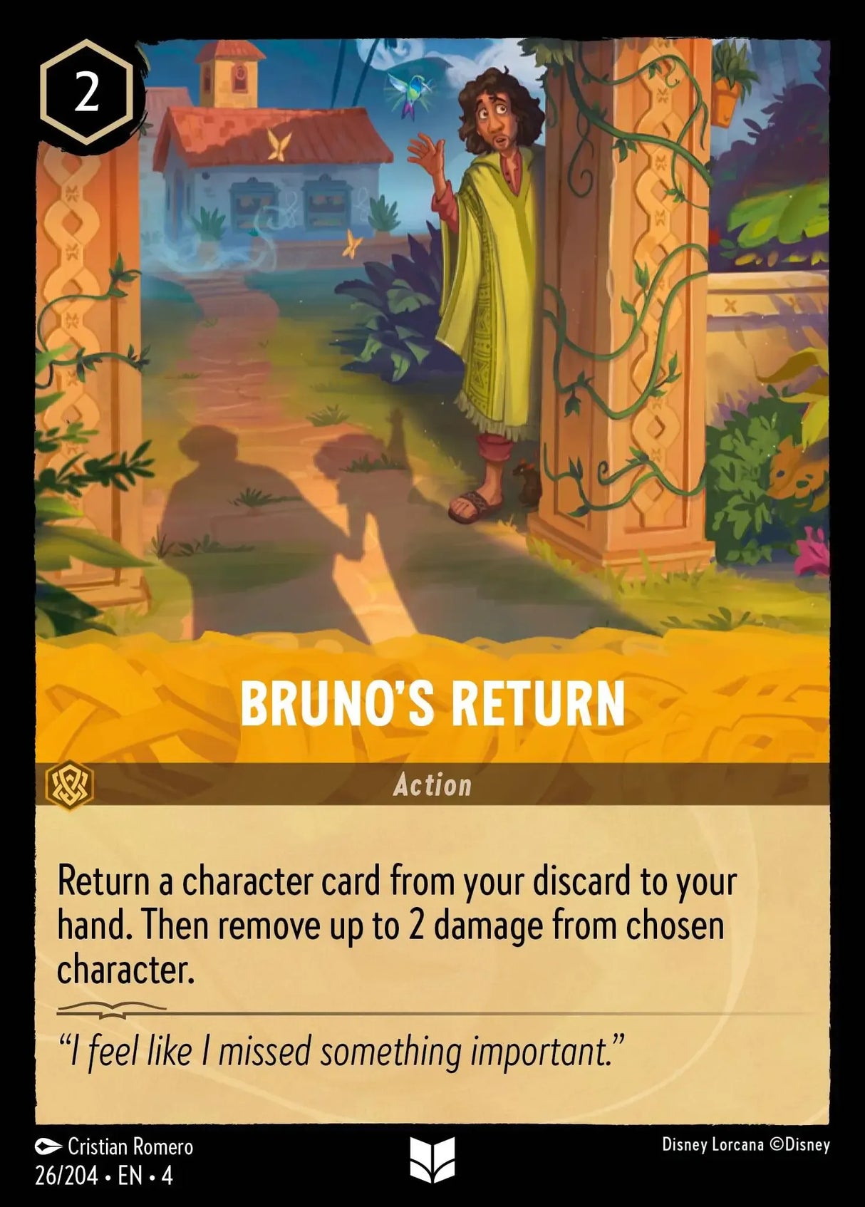 Disney Lorcana Ursula's Return 026/204 Bruno's Return