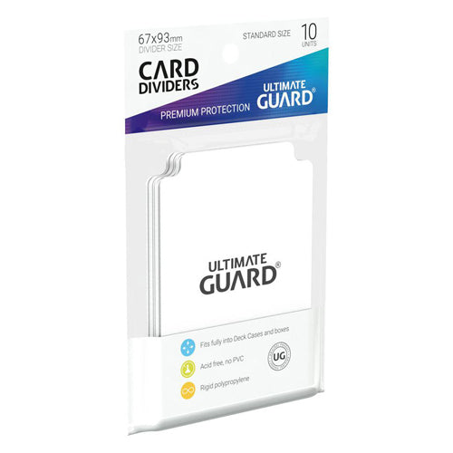 Ultimate Guard Card Dividers White (10 Pack)