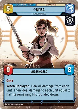 Star Wars: Unlimited Shadows of the Galaxy 002/262 Qi’ra Alone Survived Hyperspace