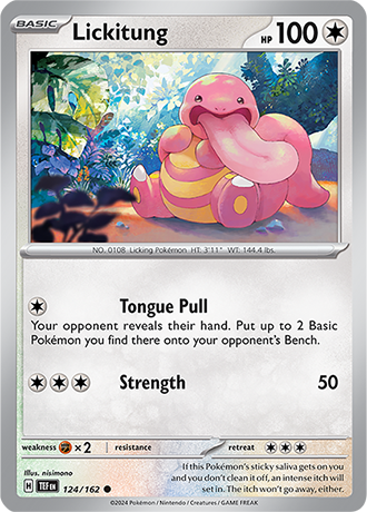 Scarlet & Violet Temporal Forces 124/162 Lickitung