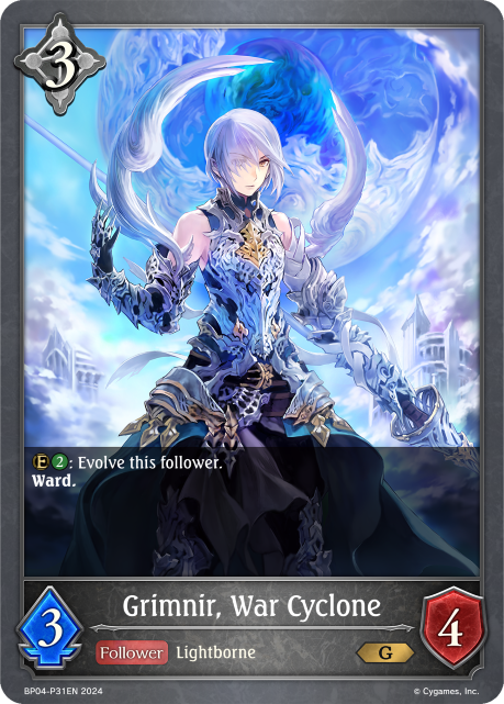 Cosmic Mythos BP04-P31 Grimnir, War Cyclone Foil