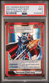 2021 BATTLE OF OMNI BT5-111 Omnimon X Anti-body PSA 9