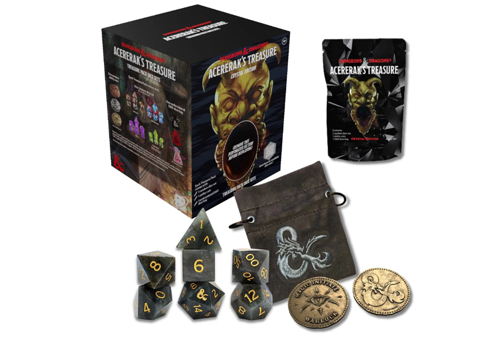 Acererak's Treasure Pack Crystal Edition - Dungeons and Dragons by Sirius Dice