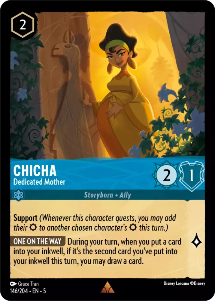 Disney Lorcana Shimmering Skies 146/204 Chicha - Dedicated Mother