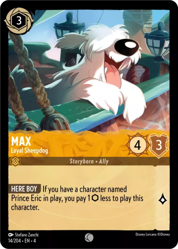 Disney Lorcana Ursula's Return 014/204 Max - Loyal Sheepdog