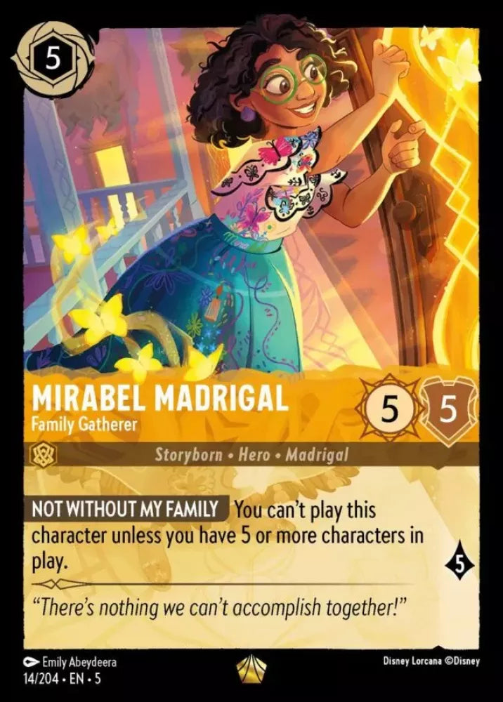 Disney Lorcana Shimmering Skies 014/204 Mirabel Madrigal - Family Gatherer