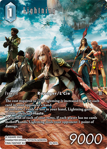 Final Fantasy Opus XXIII - 15-041 Lightning Full Art