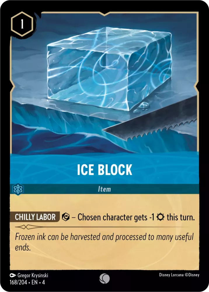 Disney Lorcana Ursula's Return 168/204 Ice Block