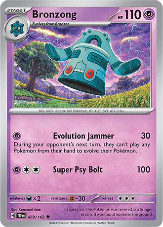 Scarlet & Violet Temporal Forces 069/162 Bronzong