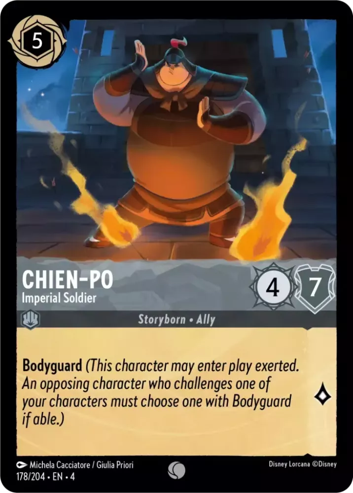 Disney Lorcana Ursula's Return 178/204 Chien-Po - Imperial Soldier