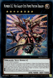 25th Anniversary Dueling Mirrors Tin MP24-EN069 Number C62: Neo Galaxy-Eyes Prime Photon Dragon Secret Rare