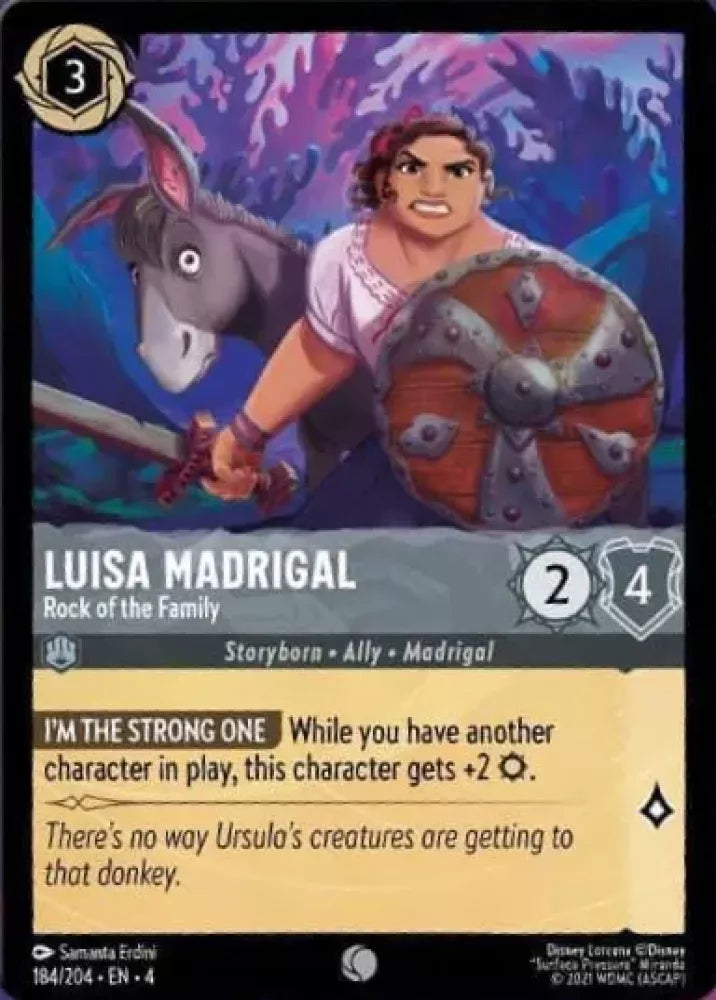 Disney Lorcana Ursula's Return 184/204 Luisa Madrigal - Rock of the Family