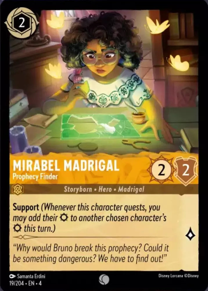 Disney Lorcana Ursula's Return 019/204 Mirabel Madrigal - Prophecy Finder