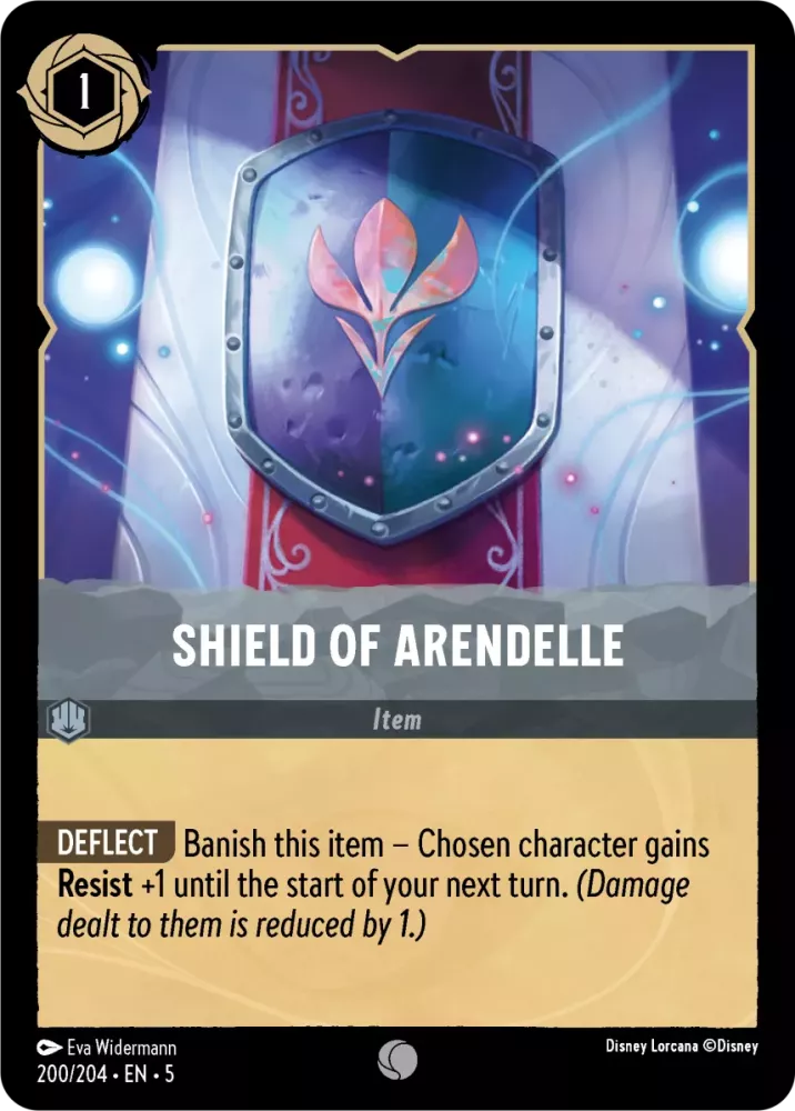 Disney Lorcana Shimmering Skies 200/204 Shield of Arendelle Foil