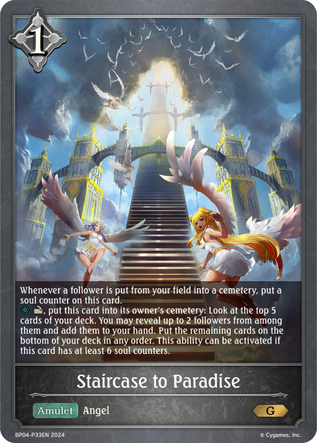 Cosmic Mythos BP04-P33 Staircase to Paradise Foil