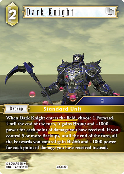 Final Fantasy Opus XXIII - 23-058 Dark Knight Foil