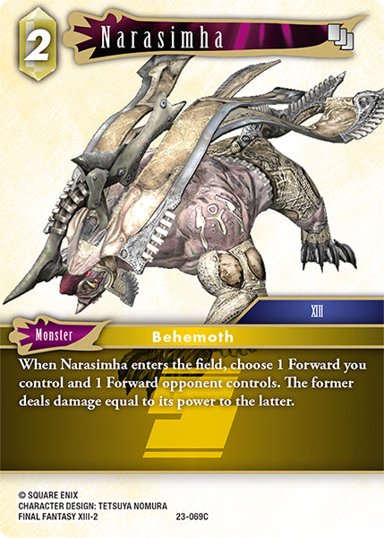 Final Fantasy Opus XXIII - 23-069 Narasimha Foil