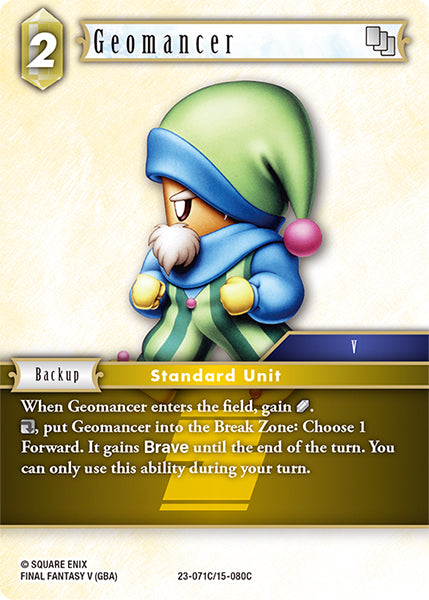 Final Fantasy Opus XXIII - 23-071 Geomancer