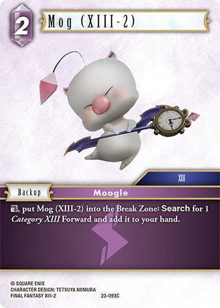 Final Fantasy Opus XXIII - 23-093 Mog (XIII-2) Foil