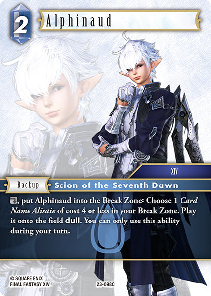 Final Fantasy Opus XXIII - 23-098 Alphinaud Foil