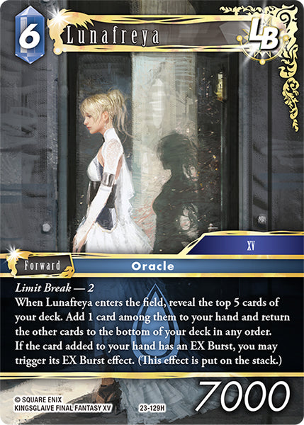 Final Fantasy Opus XXIII - 23-129 Lunafreya Foil