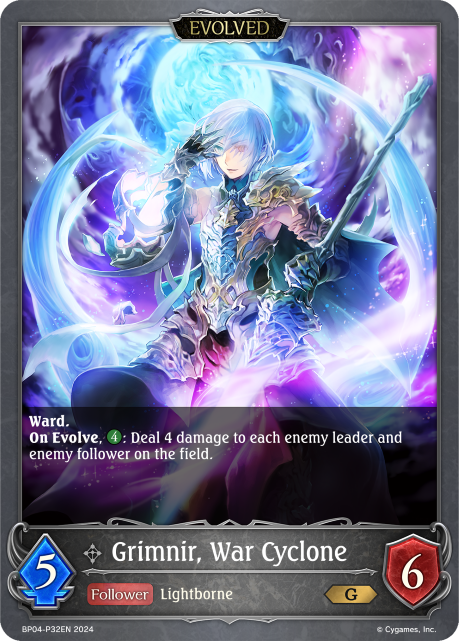 Cosmic Mythos BP04-P32 Grimnir, War Cyclone Foil