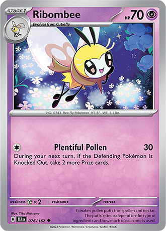 Scarlet & Violet Temporal Forces 076/162 Ribombee