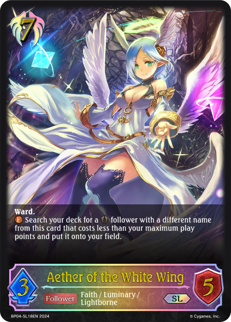 Cosmic Mythos BP04-SL18 Aether of the White Wing