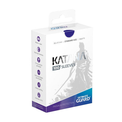 Ultimate Guard Katana Sleeves Standard Size Blue (100)