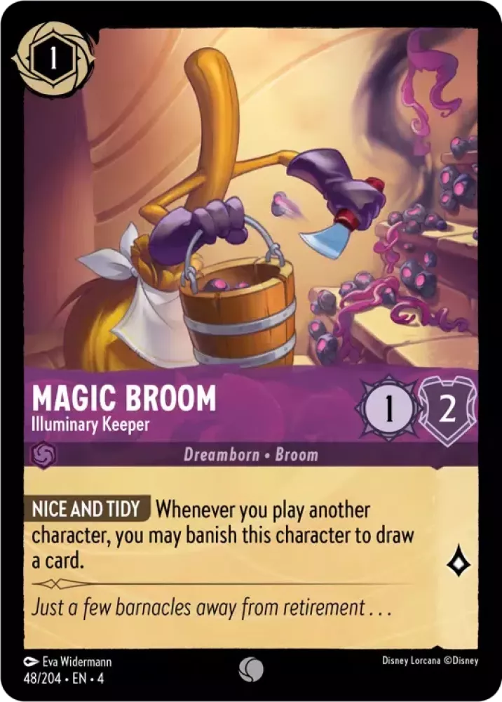 Disney Lorcana Ursula's Return 048/204 Magic Broom - Illuminary Keeper