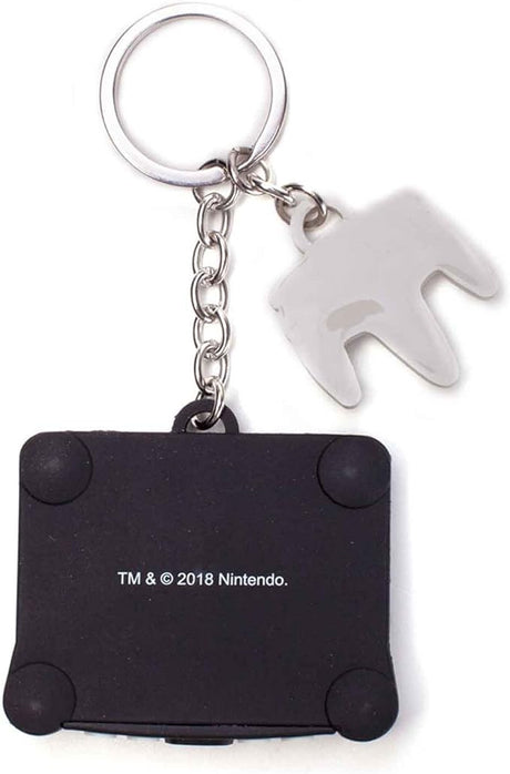 Nintendo 64 & Controller 3D Rubber Keychain