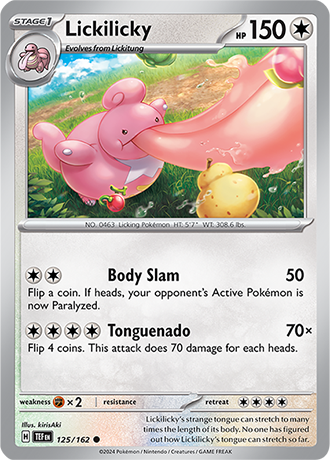 Scarlet & Violet Temporal Forces 125/162 Lickilicky