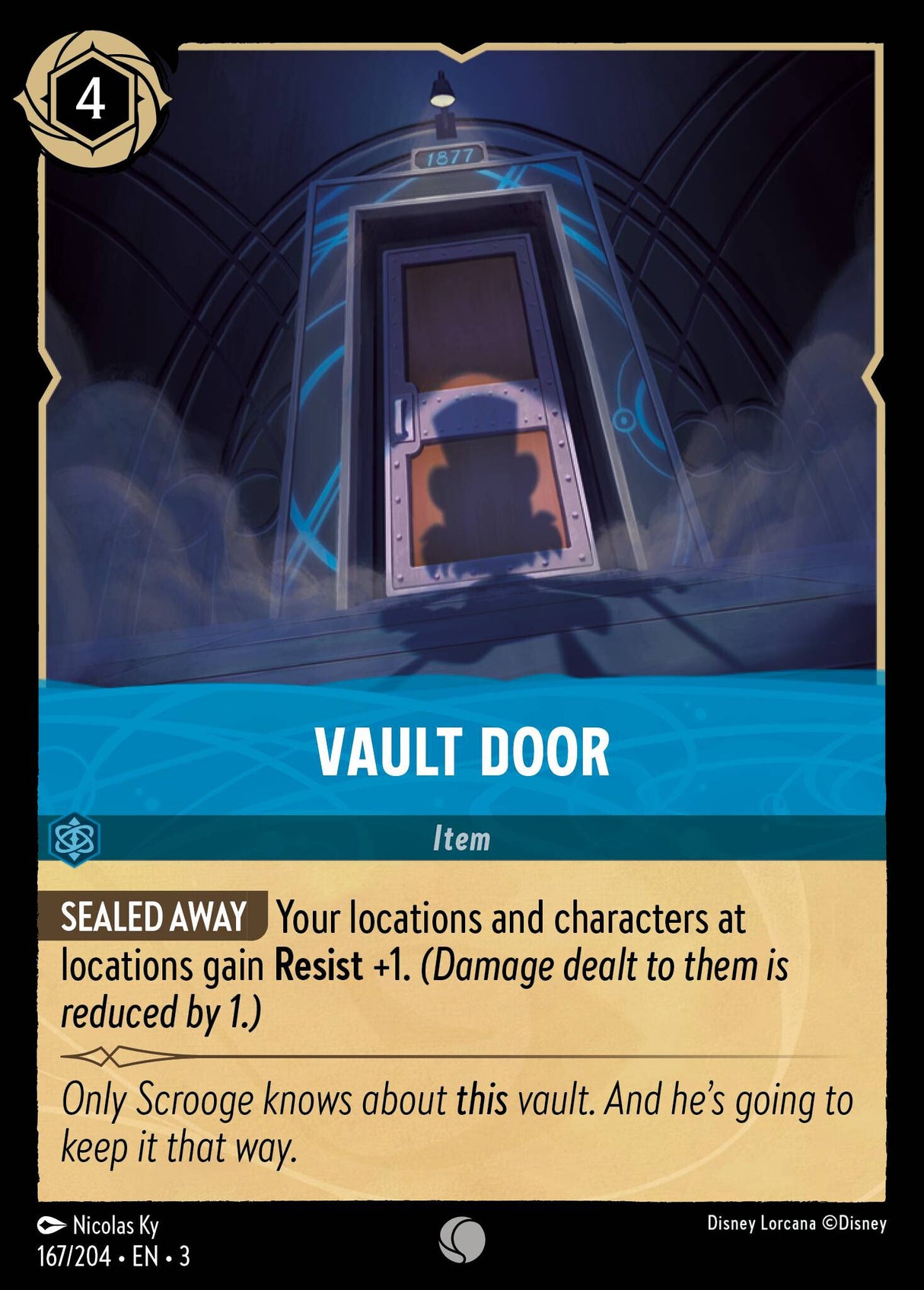 Disney Lorcana Into The Inklands 167/204 VAULT DOOR