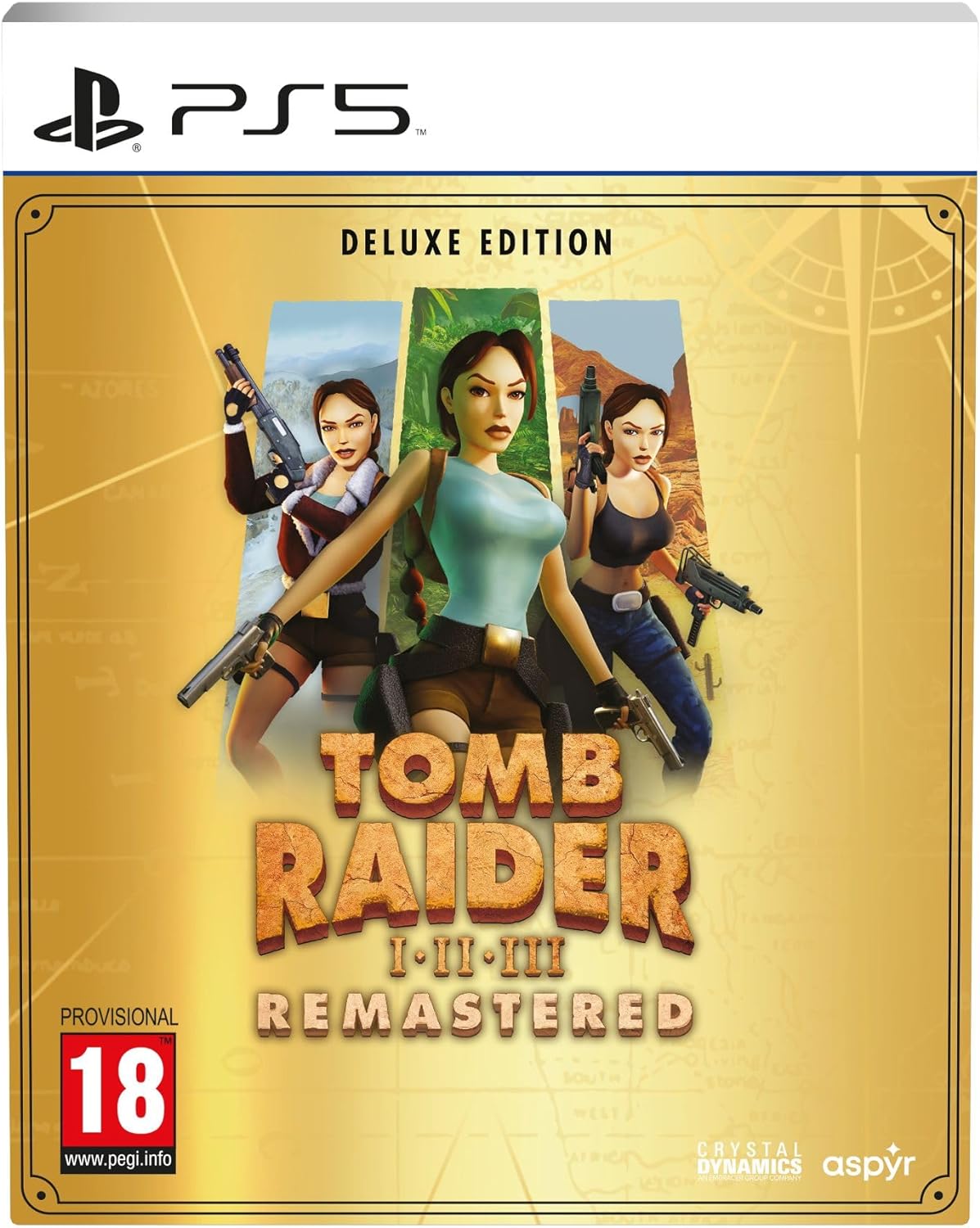 Tomb Raider I, II & III Remastered - Deluxe Edition (PS5)