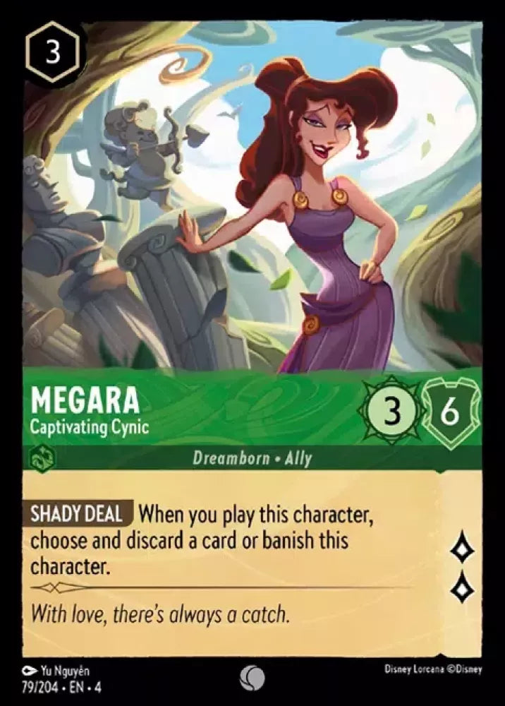 Disney Lorcana Ursula's Return 079/204 Megara - Captivating Cynic