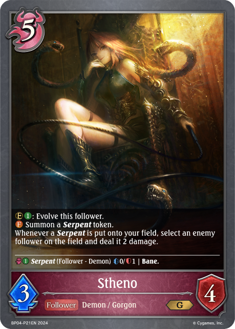 Cosmic Mythos BP04-P21 Stheno Foil