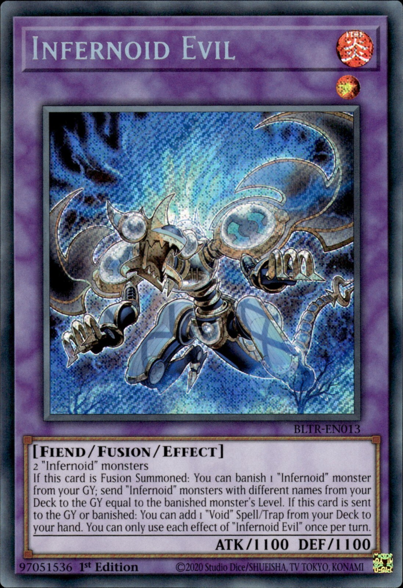 Battles Of Legend: Terminal Revenge BLTR-EN013 Infernoid Evil Secret Rare