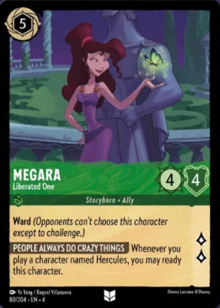 Disney Lorcana Ursula's Return 080/204 Megara - Liberated One