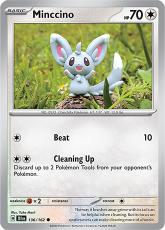 Scarlet & Violet Temporal Forces 136/162 Minccino