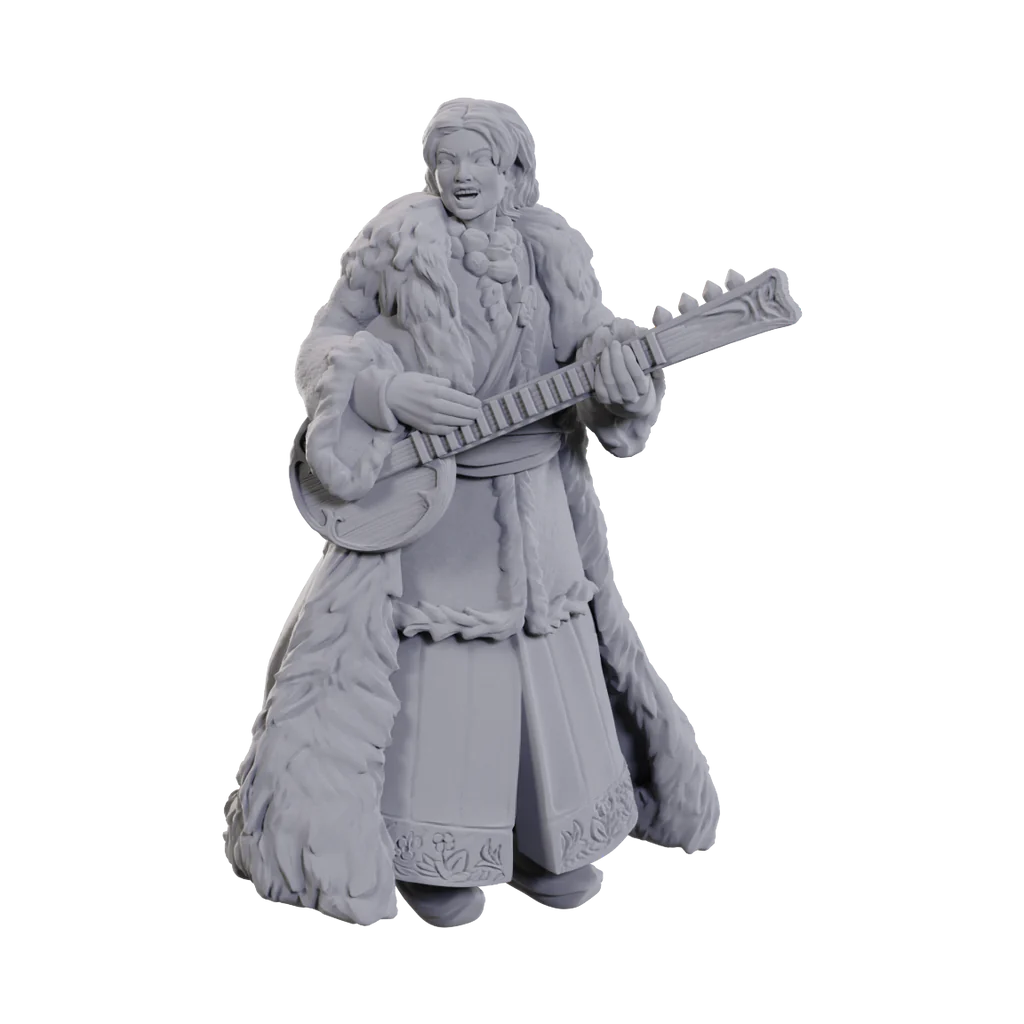 Ansalon Human Bard: D&D Nolzur's Marvelous Unpainted Miniatures