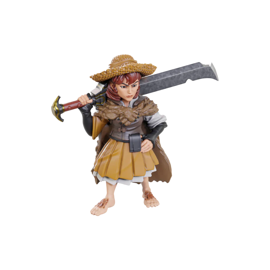 Female Halfling Magus Low-Level: Pathfinder Deep Cuts Unpainted Miniatures