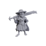 Female Halfling Magus Low-Level: Pathfinder Deep Cuts Unpainted Miniatures