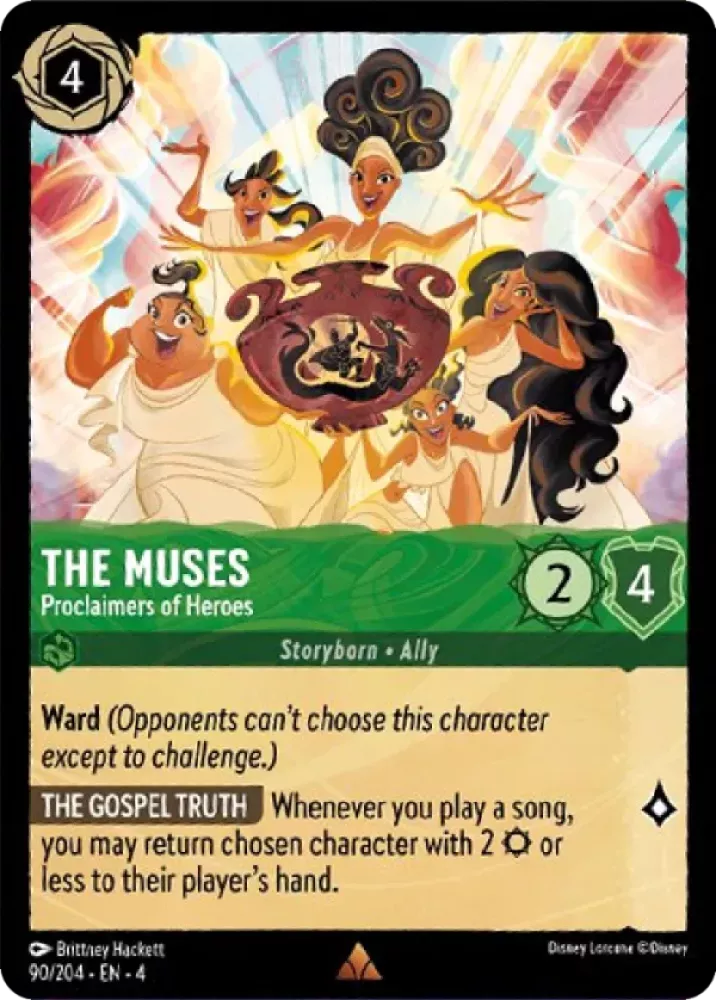 Disney Lorcana Ursula's Return 090/204 The Muses - Proclaimers of Heroes