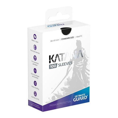 Ultimate Guard Katana Sleeves Standard Size Black (100)