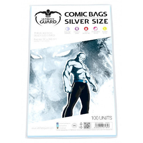 Ultimate Guard Comic Bags Silver Size (100)