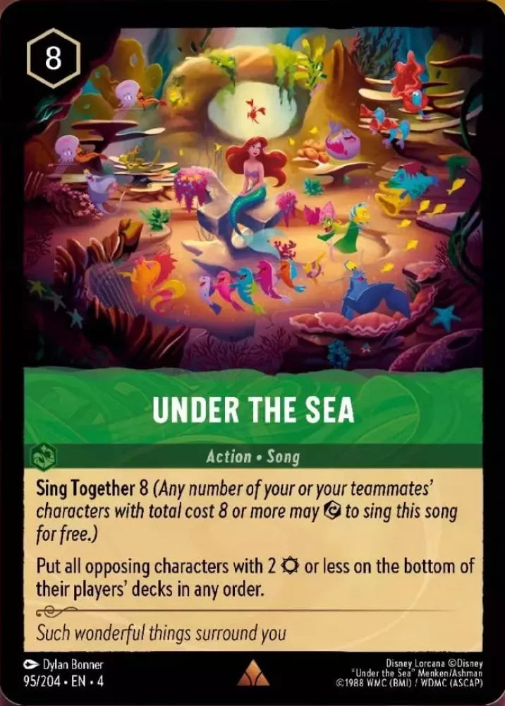 Disney Lorcana Ursula's Return 095/204 Under The Sea