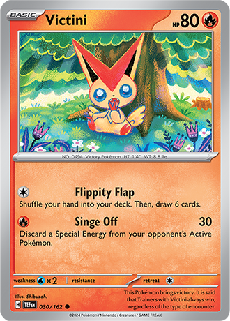 Scarlet & Violet Temporal Forces 030/162 Victini