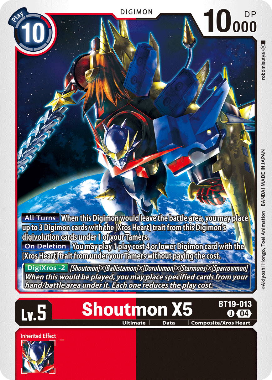 Special Booster Ver.2.5 BT19-013 Shoutmon X5