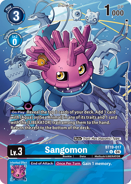 Special Booster Ver.2.5 BT19-017 Sangomon Alternative Art